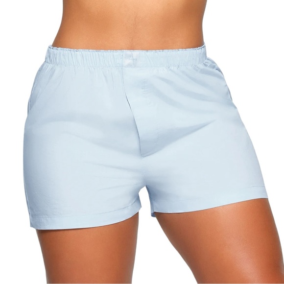 SKIMS Other - SKIMS Cotton Poplin Unisex Sleep Short in Glacier